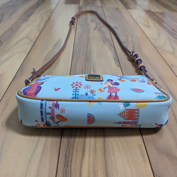 EUC! Dooney &Bourke X Disney Epcot Flower Garden Festival Figment Crossbody Bag - Picture 3 of 16